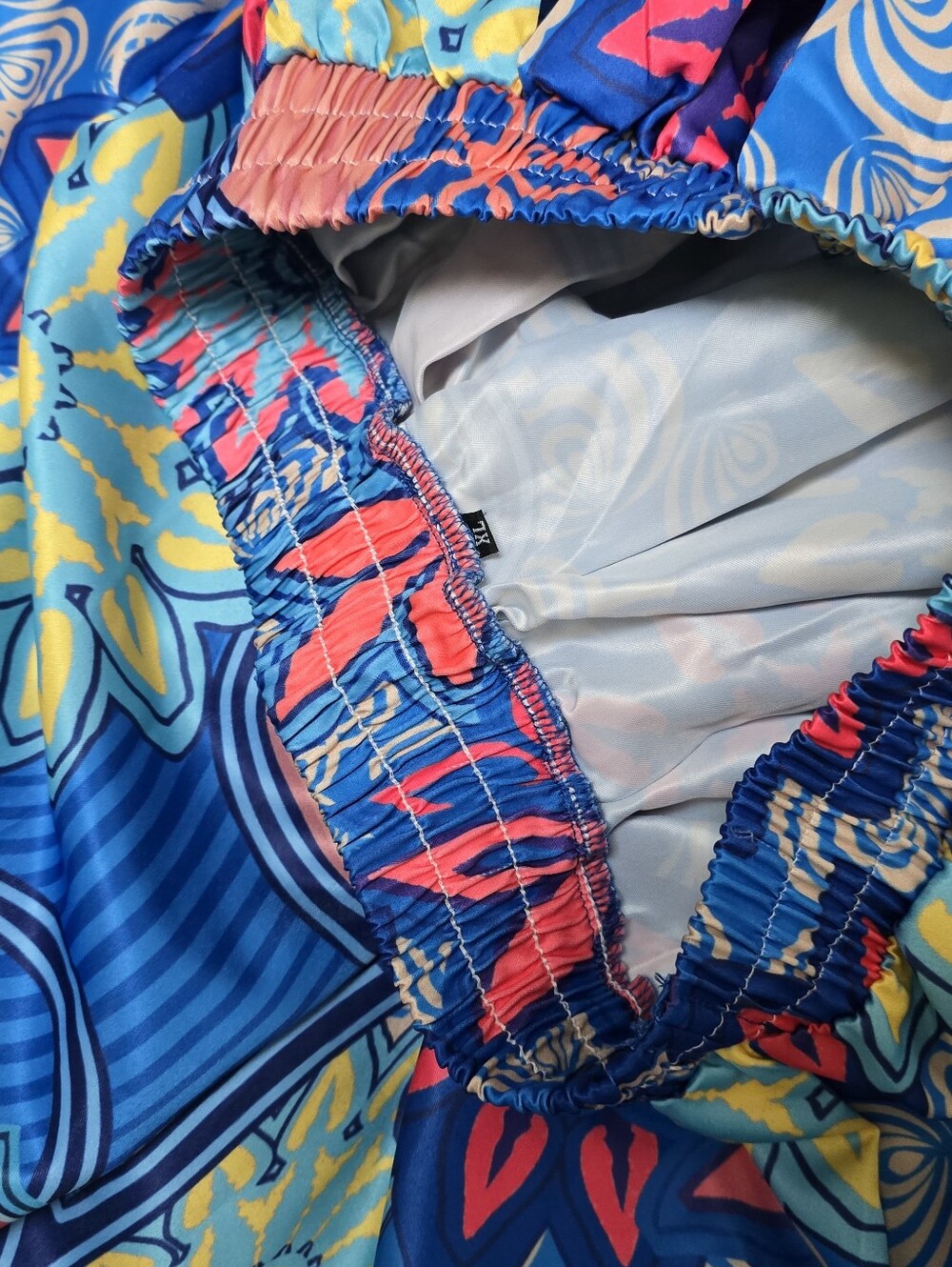 Boutique Eccentric Floral Midi Maxi Skirt in Blue - Picture 10 of 11